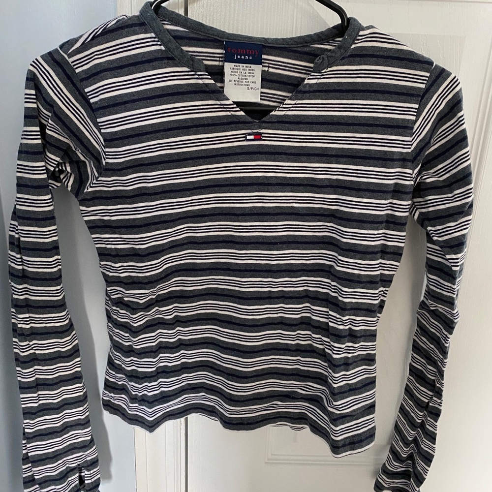 Tommy Hilfinger Cropped Long Sleeve Tee